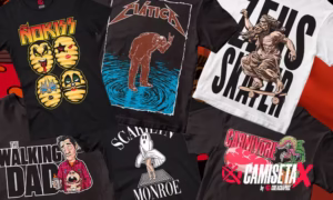 foto con varias camisetas personalizadas